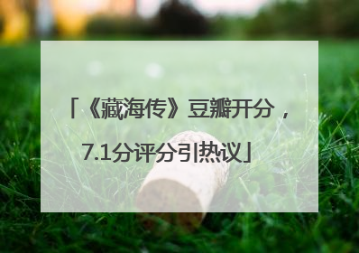 《藏海传》豆瓣开分，7.1分评分引热议