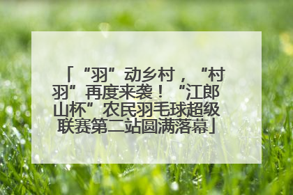 “羽”动乡村，“村羽”再度来袭！“江郎山杯”农民羽毛球超级联赛第二站圆满落幕