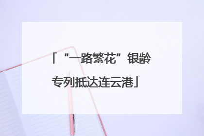 “一路繁花”银龄专列抵达连云港
