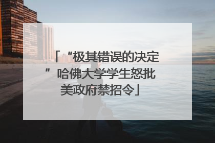 “极其错误的决定”哈佛大学学生怒批美政府禁招令