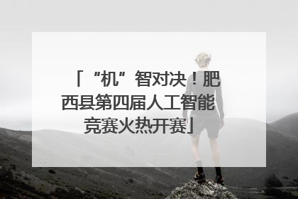 “机”智对决！肥西县第四届人工智能竞赛火热开赛
