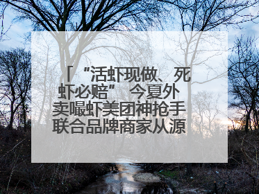 “活虾现做、死虾必赔” 今夏外卖嘬虾美团神抢手联合品牌商家从源头管起
