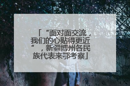 “面对面交流，我们的心贴得更近”，新疆博州各民族代表来鄂考察