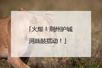 火爆！荆州护城河战鼓擂动！