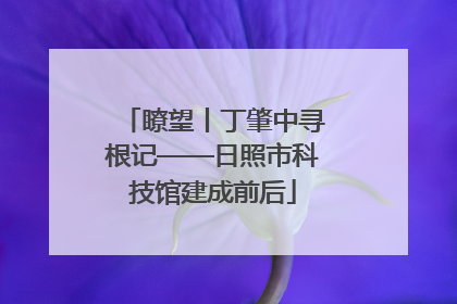 瞭望丨丁肇中寻根记——日照市科技馆建成前后