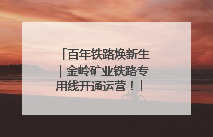 百年铁路焕新生｜金岭矿业铁路专用线开通运营！