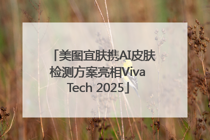 美图宜肤携AI皮肤检测方案亮相VivaTech 2025