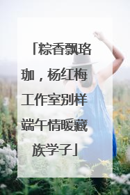 粽香飘珞珈，杨红梅工作室别样端午情暖藏族学子