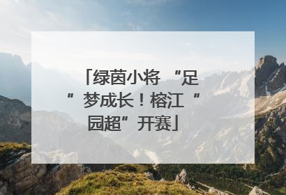 绿茵小将 “足”梦成长！榕江“园超”开赛