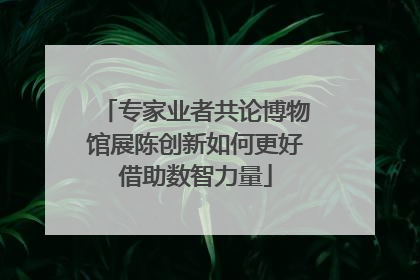 专家业者共论博物馆展陈创新如何更好借助数智力量