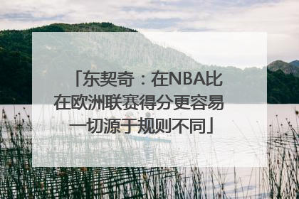 东契奇：在NBA比在欧洲联赛得分更容易 一切源于规则不同