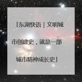 东湖快语｜文明城市创建史，就是一部城市精神成长史