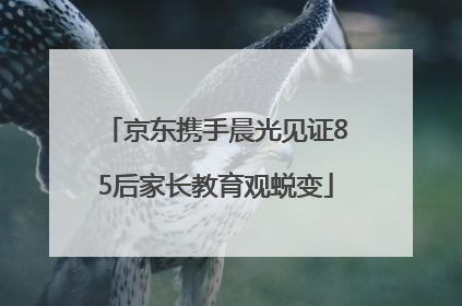 京东携手晨光见证85后家长教育观蜕变