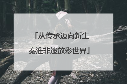 从传承迈向新生 秦淮非遗放彩世界