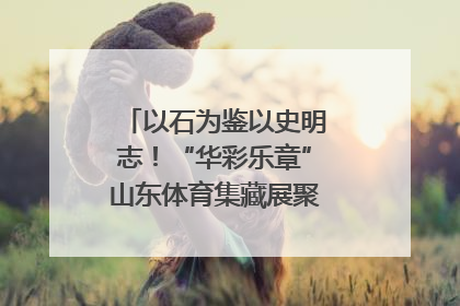 以石为鉴以史明志！“华彩乐章”山东体育集藏展聚焦“岱石丹心”