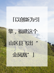 以创新为引擎，福建这个山区县飞出“金凤凰”