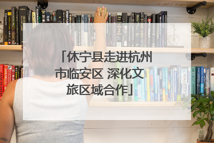 休宁县走进杭州市临安区 深化文旅区域合作