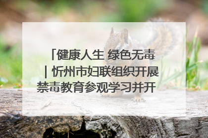 健康人生 绿色无毒｜忻州市妇联组织开展禁毒教育参观学习并开展主题党日活动