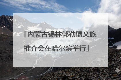 内蒙古锡林郭勒盟文旅推介会在哈尔滨举行