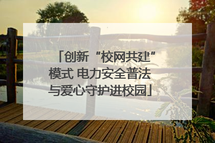 创新“校网共建”模式 电力安全普法与爱心守护进校园