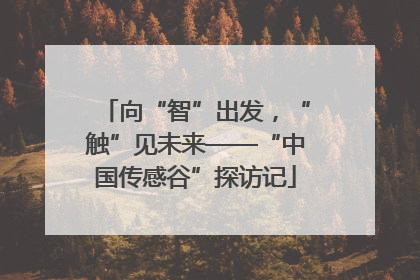 向“智”出发，“触”见未来——“中国传感谷”探访记