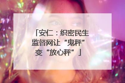 安仁：织密民生监督网让“鬼秤”变“放心秤”