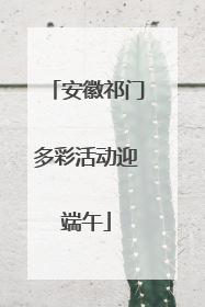 安徽祁门多彩活动迎端午