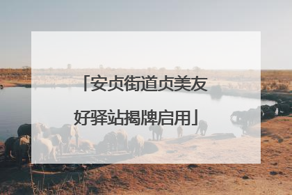 安贞街道贞美友好驿站揭牌启用