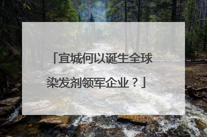 宜城何以诞生全球染发剂领军企业？