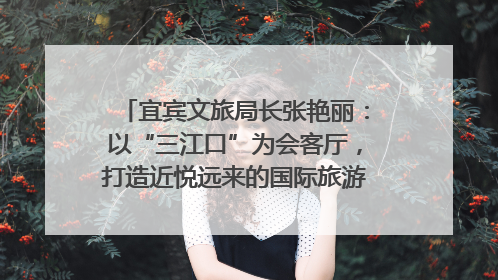 宜宾文旅局长张艳丽：以“三江口”为会客厅，打造近悦远来的国际旅游城市｜文旅局长说