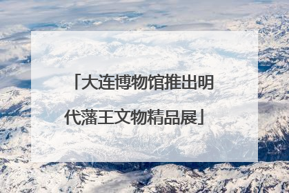 大连博物馆推出明代藩王文物精品展