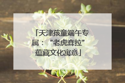 天津孩童端午专属：“老虎耷拉”蕴藏文化寓意
