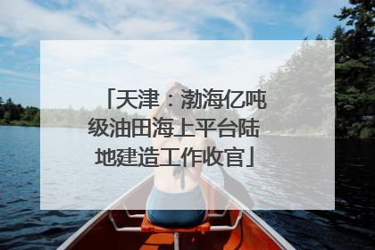 天津：渤海亿吨级油田海上平台陆地建造工作收官