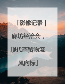 影像记录｜廊坊经洽会，现代商贸物流风向标