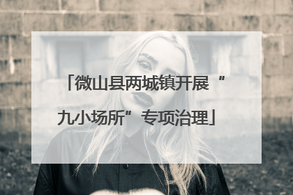 微山县两城镇开展“九小场所”专项治理