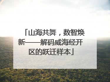 山海共舞，数智焕新——解码威海经开区的跃迁样本