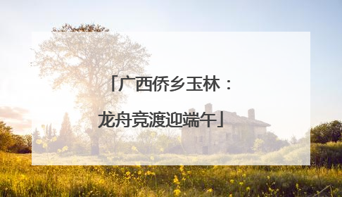 广西侨乡玉林：龙舟竞渡迎端午