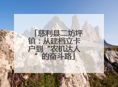 慈利县二坊坪镇：从建档立卡户到“农机达人”的奋斗路