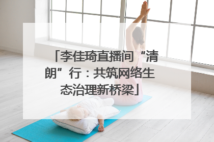 李佳琦直播间“清朗”行：共筑网络生态治理新桥梁