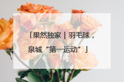 果然独家｜羽毛球，泉城“第一运动”