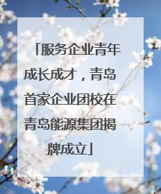 服务企业青年成长成才，青岛首家企业团校在青岛能源集团揭牌成立