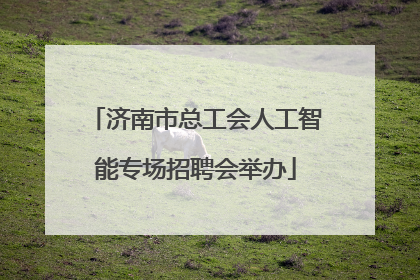 济南市总工会人工智能专场招聘会举办