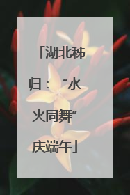 湖北秭归：“水火同舞”庆端午