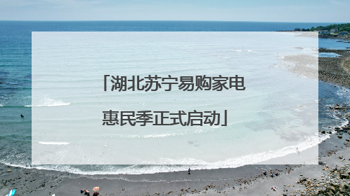 湖北苏宁易购家电惠民季正式启动