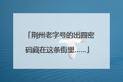 荆州老字号的出圈密码藏在这条街里……