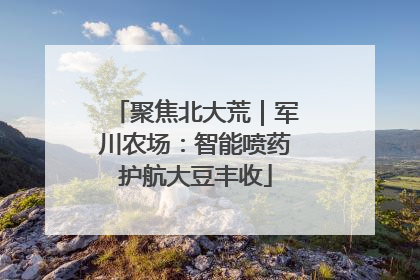 聚焦北大荒｜军川农场：智能喷药护航大豆丰收