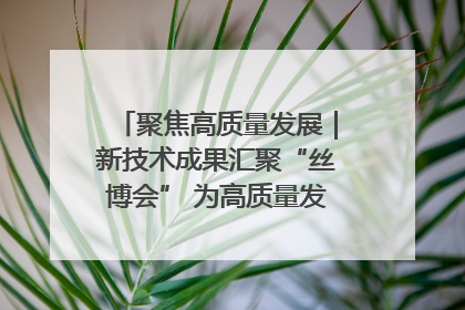 聚焦高质量发展｜新技术成果汇聚“丝博会” 为高质量发展注入新动能