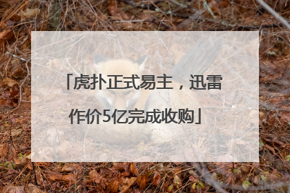 虎扑正式易主，迅雷作价5亿完成收购