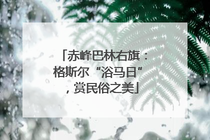 赤峰巴林右旗：格斯尔“浴马日”，赏民俗之美