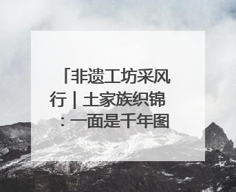 非遗工坊采风行｜土家族织锦：一面是千年图腾 一面是幸福画卷